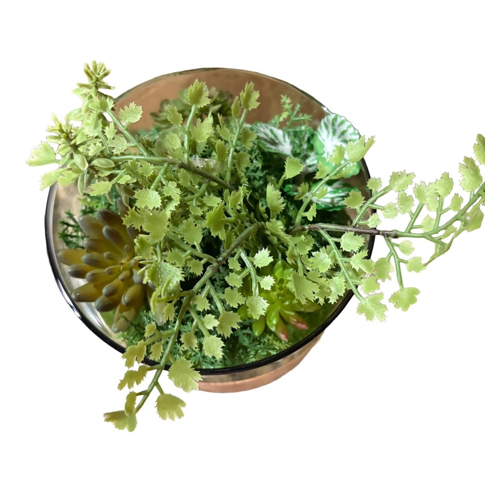 THRESHOLD NWT terrarium faux mixed plant - Picture 3 of 3